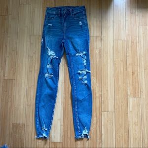 AMERICAN EAGLE CURVY HHIGH RISE JEGGING SZ 2Long